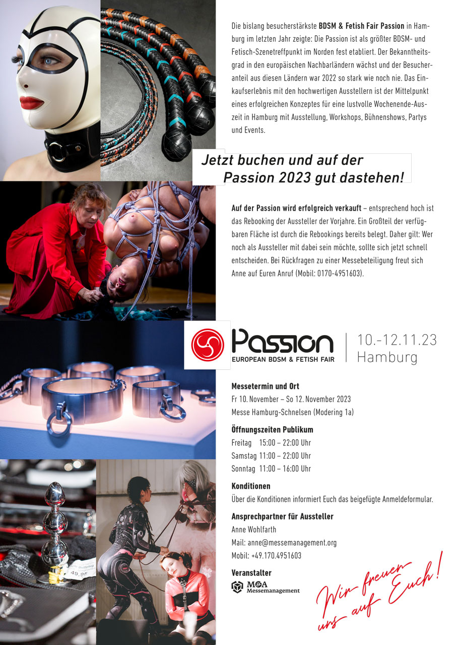 Becoming an exhibitor - Passion Messe
